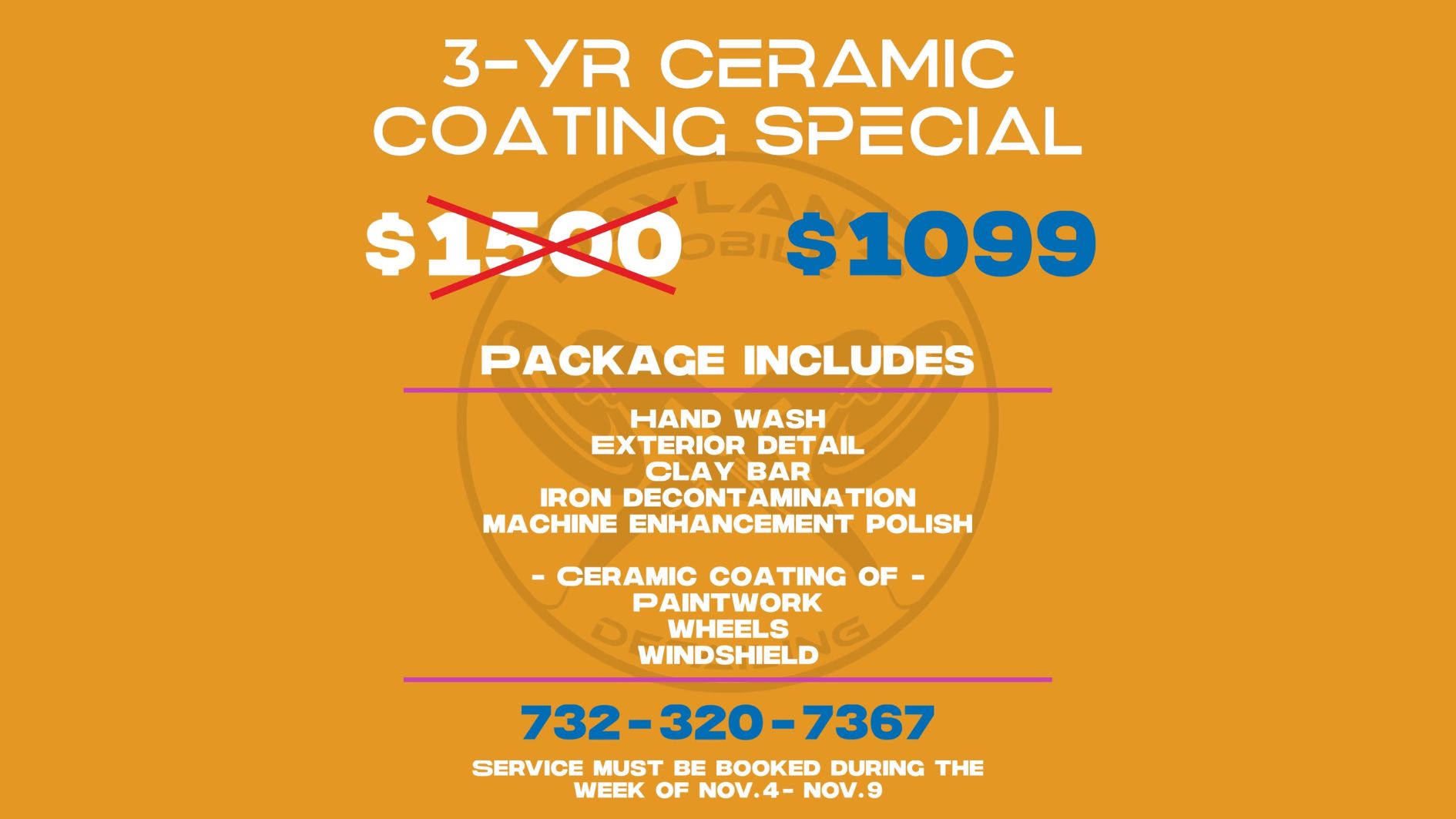 ceramic coatings special promotion daylan